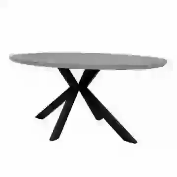 SmarTop® Wood Effect Oval Dining Table